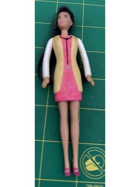 2001 Vintage Barbie Kira Doctor 5” Doll Mfg For Med Corp Mattel
